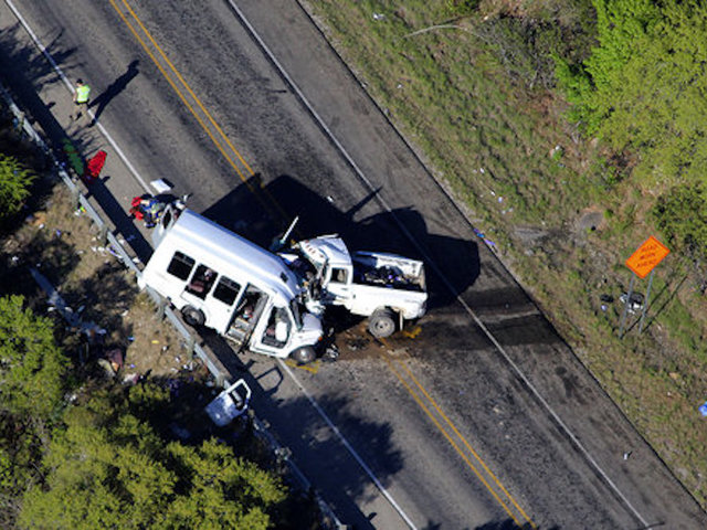Texas church bus crash: NTSB wants to interview truck driver
