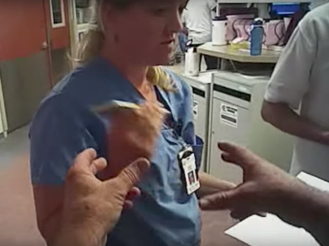 United States detective arrest nurse for refusing to give patient's blood